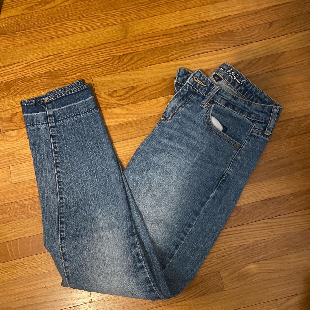 boyfriend pants, mid rise